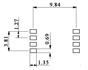 5V 700kPa استشعار الناتج التناظري تضخيم الضغط الجوي 1